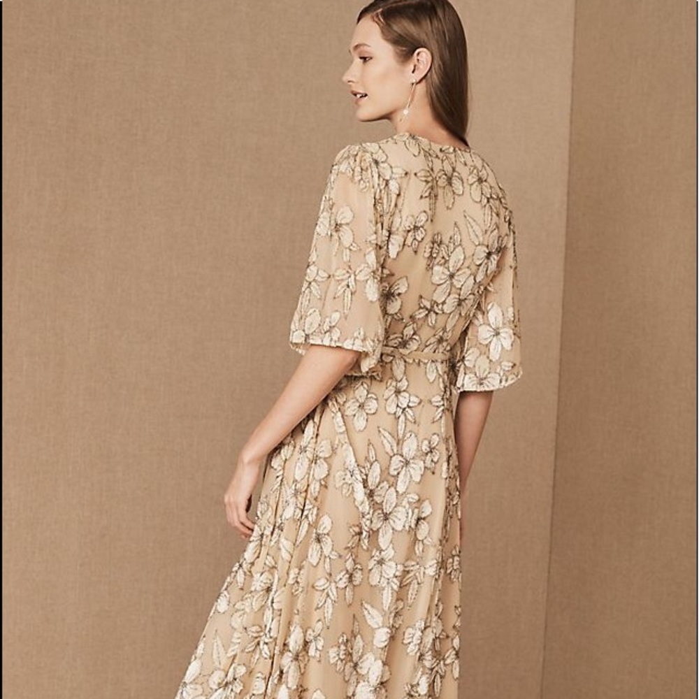 BHLDN BLOOMSBURY MAXI DRESS CREAM - Picture 3 of 13